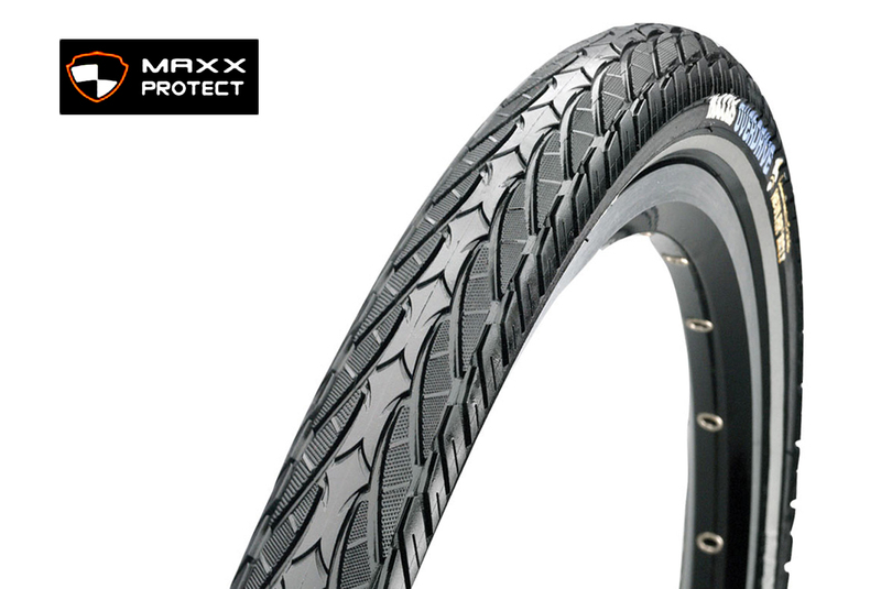 Pl᚝ MAXXIS Overdrive 700x40 dr�t MaxxProtect 27TPI