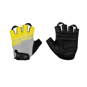Force Sport rukavice šedo-žlté