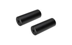 Stupaky na BMX, AL,14x38x100mm, ierne