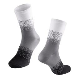 ponožky FORCE ETHOS, bílo-černé S-M/36-41