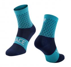 Force Trace cyklistické ponožky modrá
