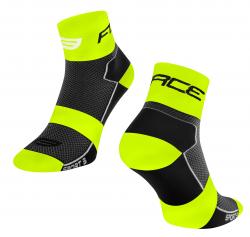 Force Sport 3 cyklistick ponoky ierna-fluo