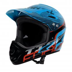 Prilba forceTiger downhill modro ierna erven /S-M/