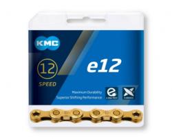 Reaz KMC e12 Gold Ti-N pre elektrobicykle, 12 Speed