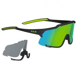 Slnen okuliare KELLYS DICE PHOTOCHROMIC, Shiny Black-Lime