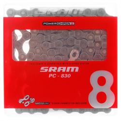 SRAM PC830 reťaz, 114 článkov, s Power Link spojkou, v krabičke