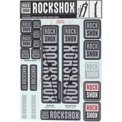RockShox Decal Kit Polar Grey pro BoXXer/Domain Dual Crown