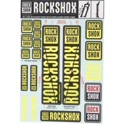 RockShox Decal Kit Neon Yellow pro BoXXer/Domain Dual Crown